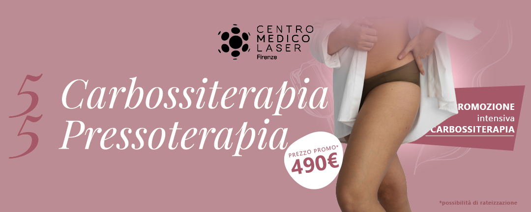 Promozione intensiva carbossiterapia con 5 pressoterapie