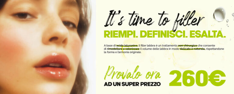 Filler labbra: ora a 260€ per tutto il periodo pre-estivo